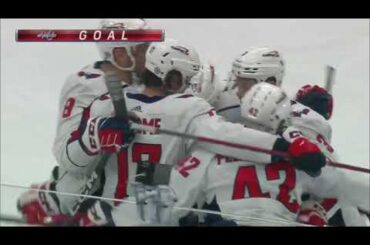 ОВЕЧКИН хотел зарядить по воротам, но промахнулся по шайбе - заработал голевой пас (1.12.22)