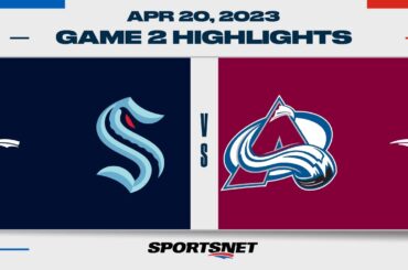 NHL Highlights | Kraken vs. Avalanche - April 20, 2023
