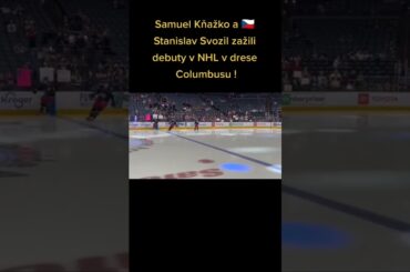 Samuel Kňažko a Stanislav Svozil žazili debutu v NHL 🏒 #hockey #shorts #slovakiahockey #nhl #dress