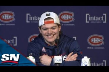 Canadiens' Cole Caufield On Tough Decision To Have Season-Ending Surgery Now | FULL Press Conference