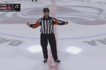 Referee Gives Erik Johnson Penalty For "Three Crosschecks" Against Taylor Hall