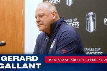 New York Rangers: Gerard Gallant Media Availability | Apr. 21, 2023