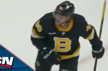 Bruins' Pastrnak Grabs 40th Goal Of The Season With Snipe Past Senators' Mandolese