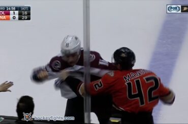 Nikita Zadorov vs Josh Manson Jan 19, 2017