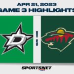 NHL Game 3 Highlights | Stars vs. Wild - April 21, 2023