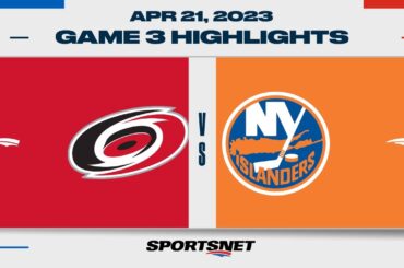 NHL Highlights | Hurricanes vs. Islanders - April 21, 2023