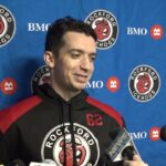 IceHogs Media Day 4/18/23: Anders Sorensen, Brett Seney, Luke Philp, Joey Anderson