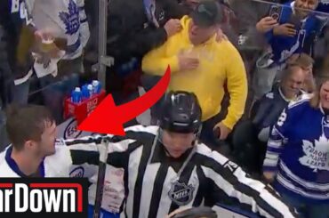 Did Leafs fans cross the line in Game 2?