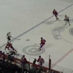 Emil Heineman of the Laval Rocket scores vs. the Cleveland Monsters 4/7/23