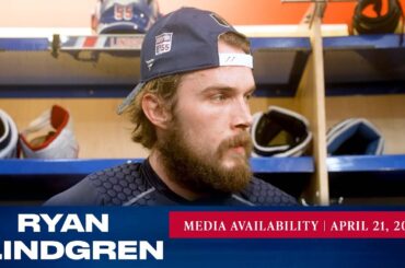 New York Rangers: Ryan Lindgren Media Availability | Apr. 21, 2023