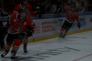 Luke Philp Notches Hat Trick to Give IceHogs Pivotal Win