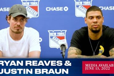 New York Rangers: Ryan Reaves & Justin Braun Media Availability | June 13, 2022