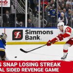 Detroit Red Wings Snap Losing Streak in Dual Sided Revenge Game with St. Louis Blues