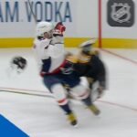 Alexander Ovechkin Sends Brad Marchand Flying With Massive Crunch