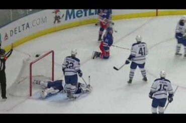 Vesa Toskala Big Save on Callahan