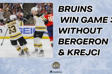 Bruins overcome Bergeron and Krejci injuries to win Game 3| The Skate Pod Ep 189