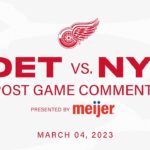 Larkin, Hellberg and Coach Lalonde | Post Game 3/4 vs. NYI