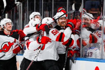 Dougie Hamilton in OT! The Devils are in the series!