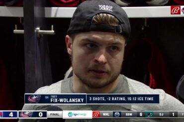 Trey Fix-Wolansky had a long day of travel leading up to his Blue Jackets return