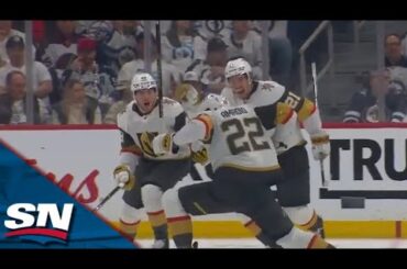 Michael Amadio Buries The Deflected Pass And WINS IT For The Golden Knights In Double Overtime
