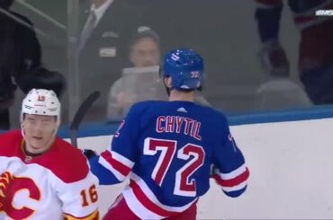 Filip Chytil scores 2 goals against Calgary Flames 2/6/23