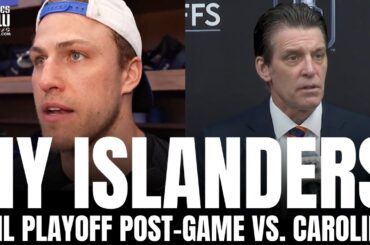 Anders Lee & Lane Lambert React to "Phenomenal" Ilya Sorokin & New York Islanders Fan Support