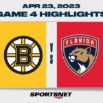 NHL Game 4 Highlights | Bruins vs. Panthers - April 23, 2023