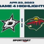 NHL Game 4 Highlights | Stars vs. Wild - April 23, 2023