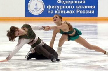 Василиса Кагановская - Валерий Ангелопол. Произвольный танец. Москва. Гран-при России 2022