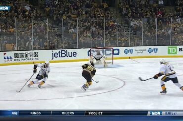 David Pastrnak spin move on Irwin 3/28/17