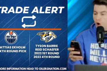Our Live Reaction To The Oilers HUGE Trade | Oilersnation Everyday