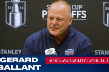New York Rangers: Gerard Gallant Pregame Media Availability | Apr. 24, 2023