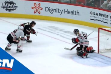 Conor Garland Finishes Off Great Individual Effort With Top Shelf Goal
