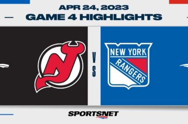 NHL Game 4 Highlights | Devils vs. Rangers - April 24, 2023