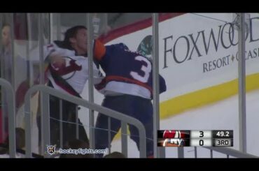 Ryan Carter vs Travis Hamonic Sep 21, 2013
