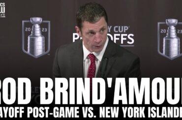 Rod Brind'Amour Reacts to Carolina Hurricanes Game 1 Win vs. New York Islanders | Post-Game