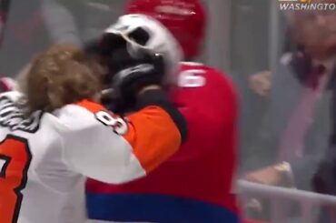Flyers' Jakub Voracek Slams Capitals' Nic Dowd | Hockey Is Dead