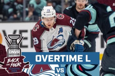 Seattle Kraken tie series with Game 4 overtime win over Colorado Avalanche