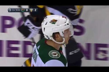 Carl Hagelin buries Malkin's nice dish vs Wild (2018)