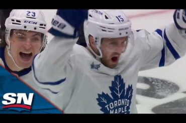 Alex Kerfoot TIPS IN OT Winner To Give Maple Leafs 3-1 Series Lead Over Lightning