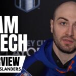 Adam Pelech talks New York Islanders vs. Carolina Series & Islanders Playing More Physical Hockey