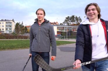 Esittelyssä nuoret HIFK-tähdet Niklas Nordgren ja Anton Lundell