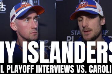 Brock Nelson & Ryan Pulock React to Boarding Penalty, NY Islanders Facing Elimination vs. Carolina