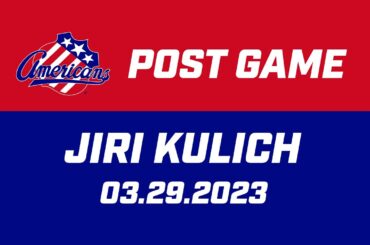 Jiri Kulich Post Game | 03.29.23