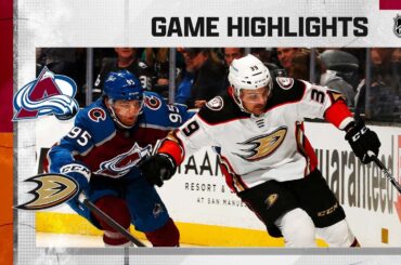 Avalanche @ Ducks 1/19/22 | NHL Highlights