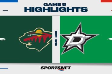 NHL Game 5 Highlights | Wild vs. Stars - April 25, 2023
