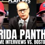 Paul Maurice, Gustav Forsling & Sam Reinhart on Florida Panthers Can Bounce Back vs. Boston Bruins