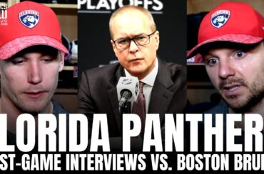 Paul Maurice, Gustav Forsling & Sam Reinhart on Florida Panthers Can Bounce Back vs. Boston Bruins