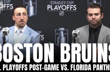 Brad Marchand & Jake DeBrusk React to Linus Ullmark Wanting to Fight Matthew Tkachuk After Scrum