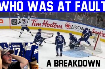 Jake Muzzin Almost Takes Out Jack Campbell, A Breakdown (Maple Leafs vs Lightning)